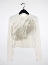 ファジープリンティングTシャツ / Fuzzy Printing T-shirt (3color)