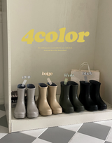 Short Rain Boots (4color)