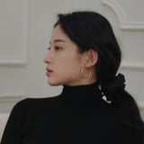 14K ゴールドフィルドリングピアス/14K GOLDFILLED RING EARRING (L size)