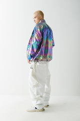 アノラックジャケット / BSR2223FWJK096 RTR ANORAK JACKET HOLOGRAM GREEN