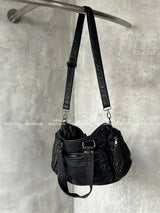 Vintage cargo tote shoulder bag