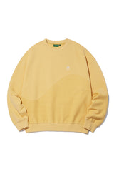 Reverse Bear Patch Crewneck_Canary (6684838854774)