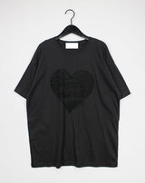 ブラックハートショートスリーブTシャツ / Black Heart Short Sleeve T-shirt (3color)