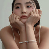 5mm パールブレスレット / 5mm pearl bracelet (M size)