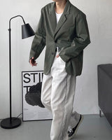 ヴァイパーレザーブレーザー / OWN Viper Leather Blazer (2 colors)