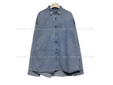 (UNISEX) ミストデニムシャツジャケット