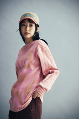 ストライプ長袖Tシャツ