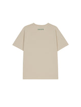 ムーンバニーレタリング刺繍Tシャツ/MOON BUNNY LETTERING EMBROIDERY T-SHIRT LIGHT BEIGE (6586883407990)