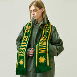 WFTB PAISLEY FOOTBALL MUFFLER DEEP GREEN