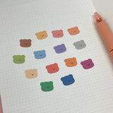 Rainbow bear removable sticker (6695841562742)