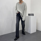 SKハッチVネックニット/SK Hacchi V-neck Knitwear (5 colors)