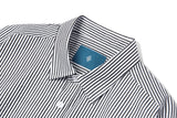 シアサッカーストライプシャツS89/Seersucker Stripe Shirt S89 Black