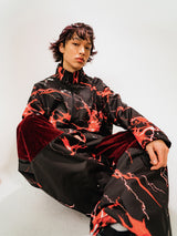 ワイドジャケット/BSR2223FWJK054 DSXBR WIDE JACKET RED THUNDER