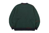 ハンドステッチラウンドカーディガン / HAND STITCH ROUND CARDIGAN_NAVY
