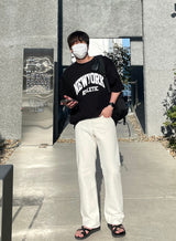 ニューヨークプリントTシャツ / [MADE]NEVERDOWHY NEWYORK PRINTING T-SHIRTS