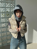 ダイブクロップぺディッドベスト/Dive Crop Padded Vest (3color)