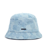 BBD Patchwork Denim Bucket Hat (Light Blue)
