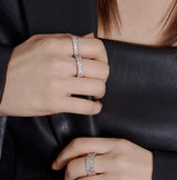 スクエア プロング セッティング リング / [MAMAMOO/MIRAE] Square Prong Setting Ring (silver)