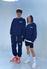 FLOVER MTM SWEAT SHIRTS (NAVY) (6555031699574)