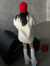 Jewelry ribbon red beanie