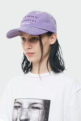 ビンテージウォッシュドキャップ/Vintage washed cap (purple)