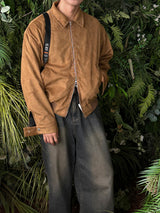 2 Low Stud Suede Jacket (2color)