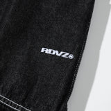 スティッチポイントデニムロングスカート / STITCH POINT DENIM LONG SKIRT - BLACK