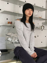 Noya ニット ロースト栗耳ドリ トルーパー ハット