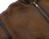 [MADE] Raven leather buckle mustang jacket