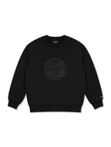 UNISEX Shield Pattern Sweatshirt Black(FCD1TS103M)