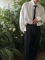 Youth Fine Denim Wide Slacks (2color)