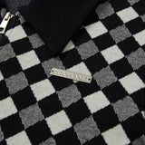 Dia Collar Crop Zip-Up [BLACK] (6618795835510)