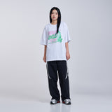 DIN2LS CREATURE LETTERING SHORT SLEEVE T-SHIRT (YELLOW)