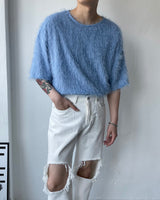 90's ソルモヘアショートスリーブTシャツ / 90's Sol Mohair Short-Sleeved T-Shirt (3 colors)