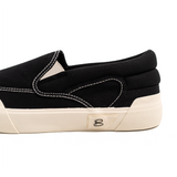 Cloud Slip On Black White Sneakers