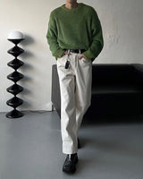 RU2219 Loop Angora Round Knitwear (4 colors)