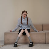 Blue Nylon Shrring Jacket