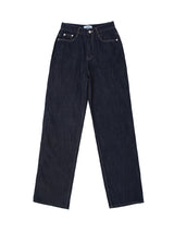 サマーワイドデニムパンツ / W1016 SUMMER WIDE DENIM PANTS_DEEP BLUE