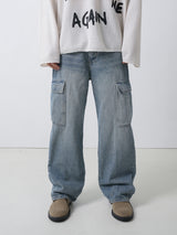 Bunny washing cargo denim 3color