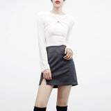 [NONCODE] (1+1) DeMer Bolero T-shirt + Sleeveless Set