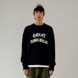 GREAT AMERICA CREW NECK KNIT (NAVY) (6627478569078)