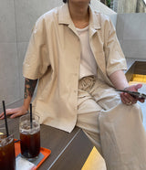 GR コルソンリネンシャツ / GR Colson Linen Shirt (3 colors)