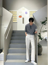 LMN Just Semi-Wide Cream Pants (1 color)