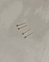 [92.5sliver] petit ball earings