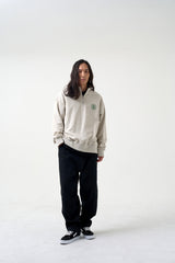 ハーフジップスウェットシャツ / Half-Zip Sweatshirt_Navy