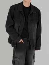 Thurs denim tracker jacket