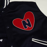 バーシティージャケット / NOKO Varsity Jacket♡ Navy