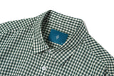 ギンガムチェックシャツS101/Gingham Check shirt S101 Green
