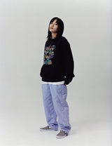 レインボークレヨンスウェットシャツ/RAINBOW CRAYON SWEATSHIRT CHARCOAL(CV2CFUM466A)