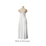 ポエムバックリボンスリムノースリーブドレス / Poem Back Ribbon Slim Sleeveless Dress(2 colors)
